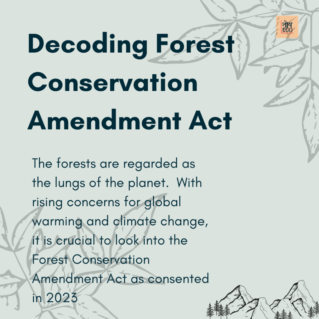 Decoding forest conservation amendment&nbsp;Act